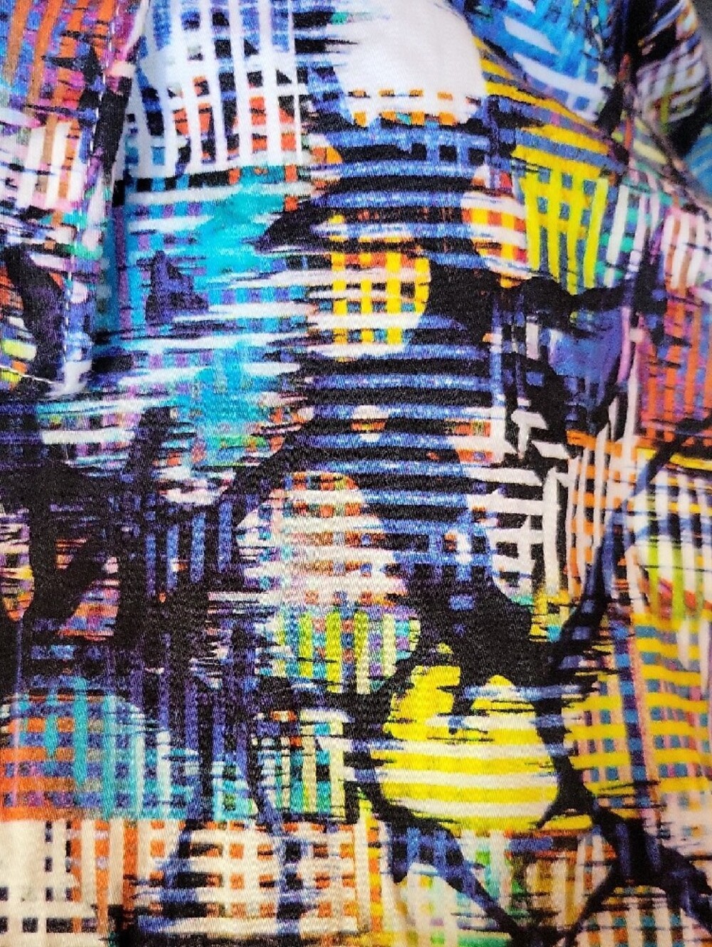 Robert Graham Multicolor Plaid & Brushstroke Button-Down - Picture 6 of 8